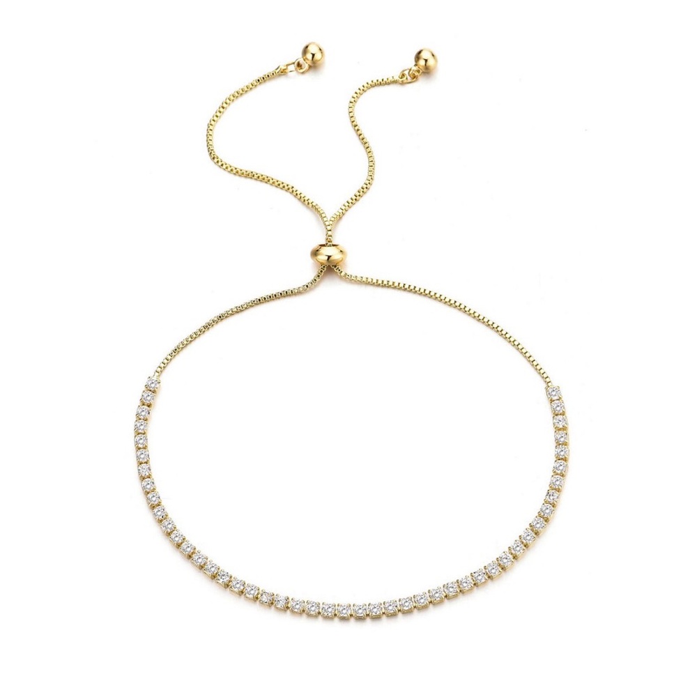 Gold Tone Adjustable Bracelet
